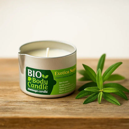 Bougie de massage bio - Verveine et Ylang Ylang
