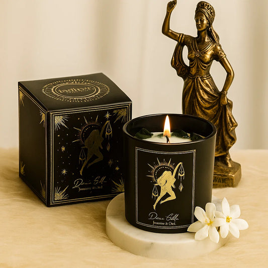 Bougie d'intention Divine Goddess en verre
