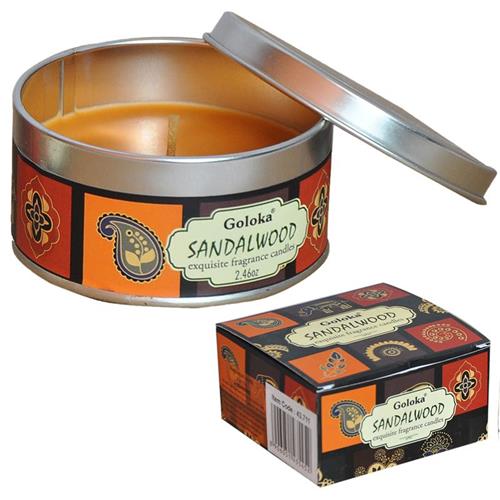 Bougie Goloka Bois de santal