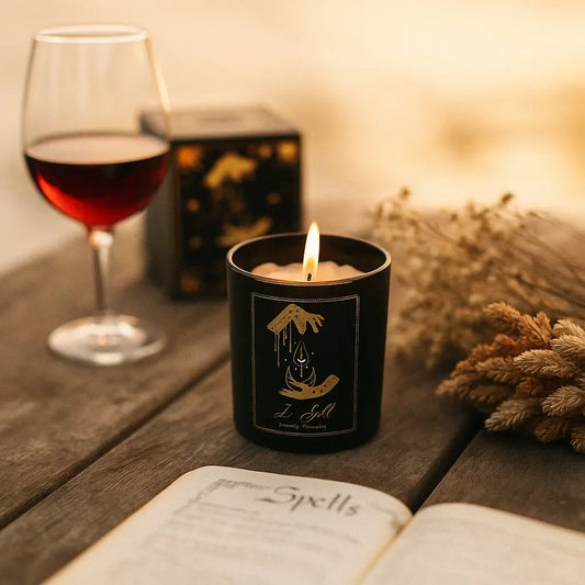 Bougie d'intention en verre 20h | Love Spell