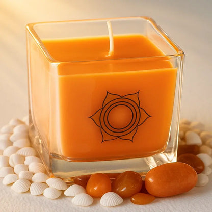 Bougie chakra orange