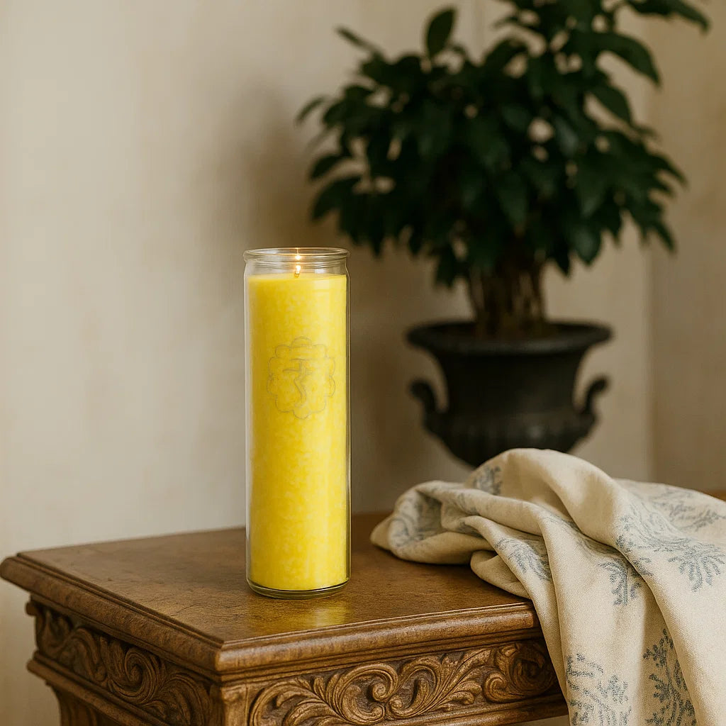 Bougie parfumée stéarine 3e chakra