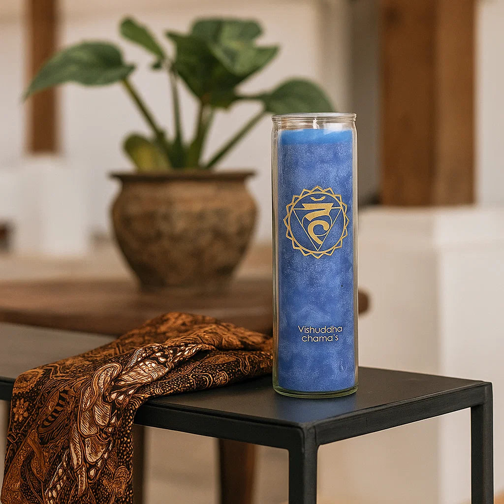 Bougie parfumée stéarine 5e chakra