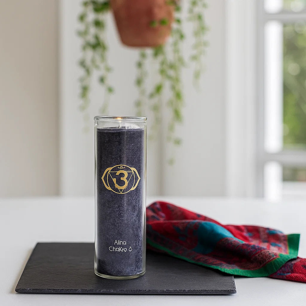 Bougie parfumée stéarine 6e chakra