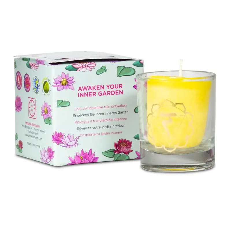 Bougie parfumée 3e chakra - Coffret cadeau