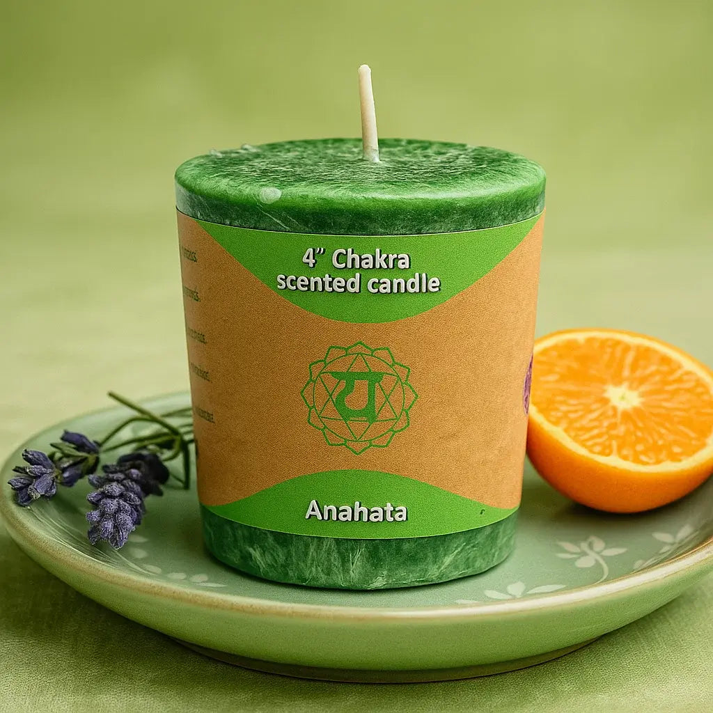 Bougie parfumée 4e chakra