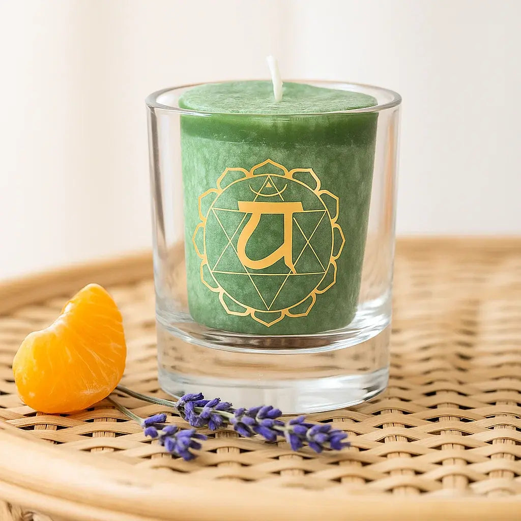 Bougie parfumée 4e chakra