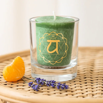 Bougie parfumée 4e chakra