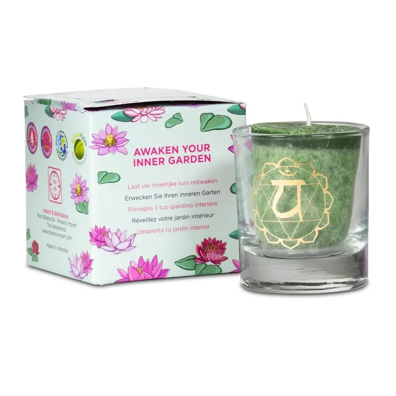 Bougie parfumée 4e chakra - Coffret cadeau
