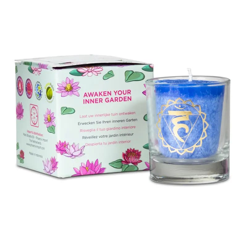 Bougie parfumée 5e chakra - Coffret cadeau
