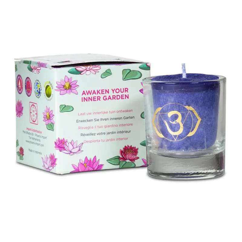 Bougie parfumée 6e chakra - Coffret cadeau