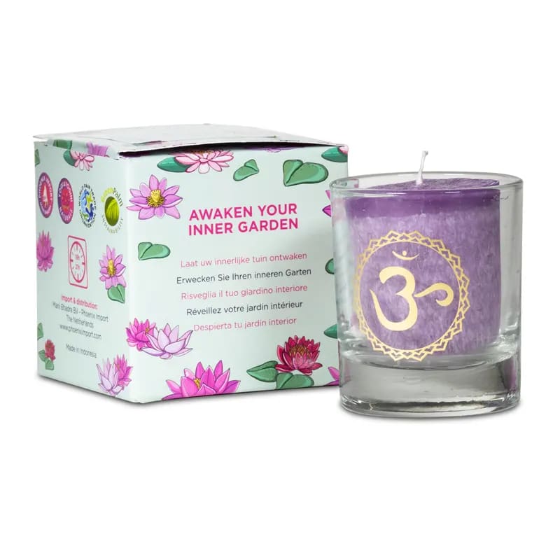 Bougie parfumée 7e chakra - Coffret cadeau