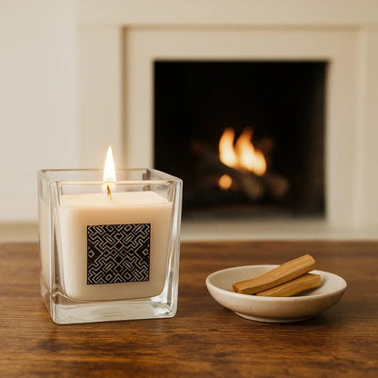 Bougie parfumée cire de colza Palo santo