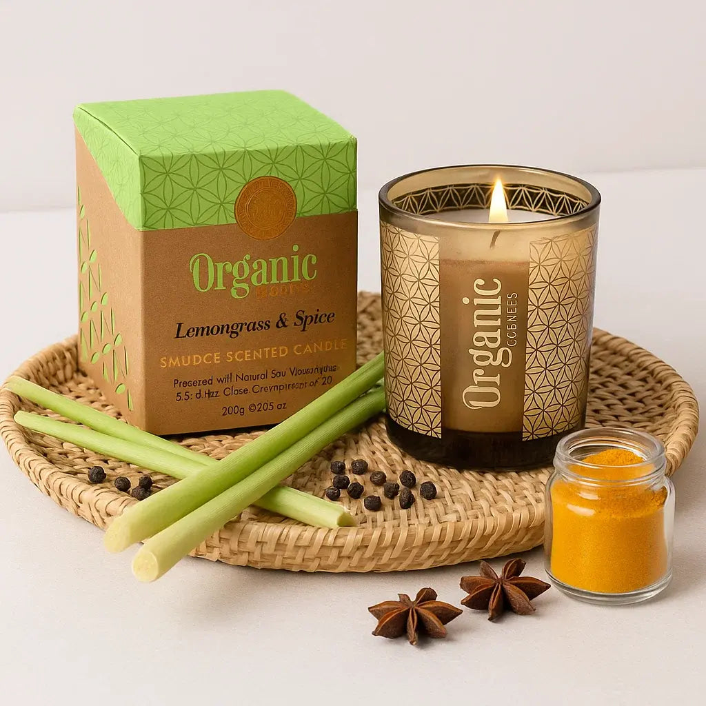 Bougie parfumée Organic Goodness - Citronnelle et Epices