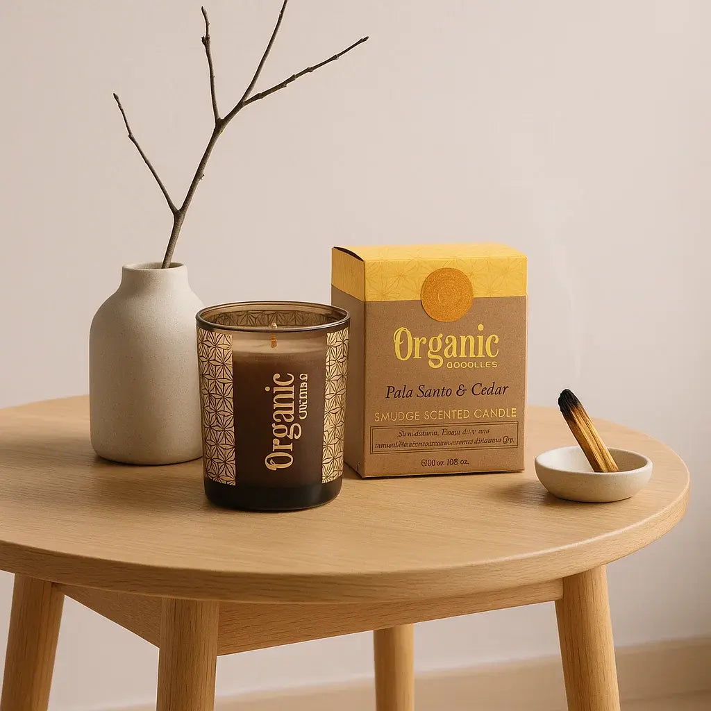 Bougie parfumée Organic Goodness - Palo Santo et Cèdre