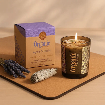 Bougie parfumée Organic Goodness - Sauge et Lavande