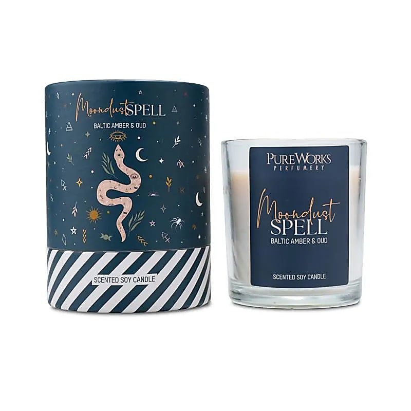 Bougie parfumée - Poussières de Lune : Ambre et Oud
