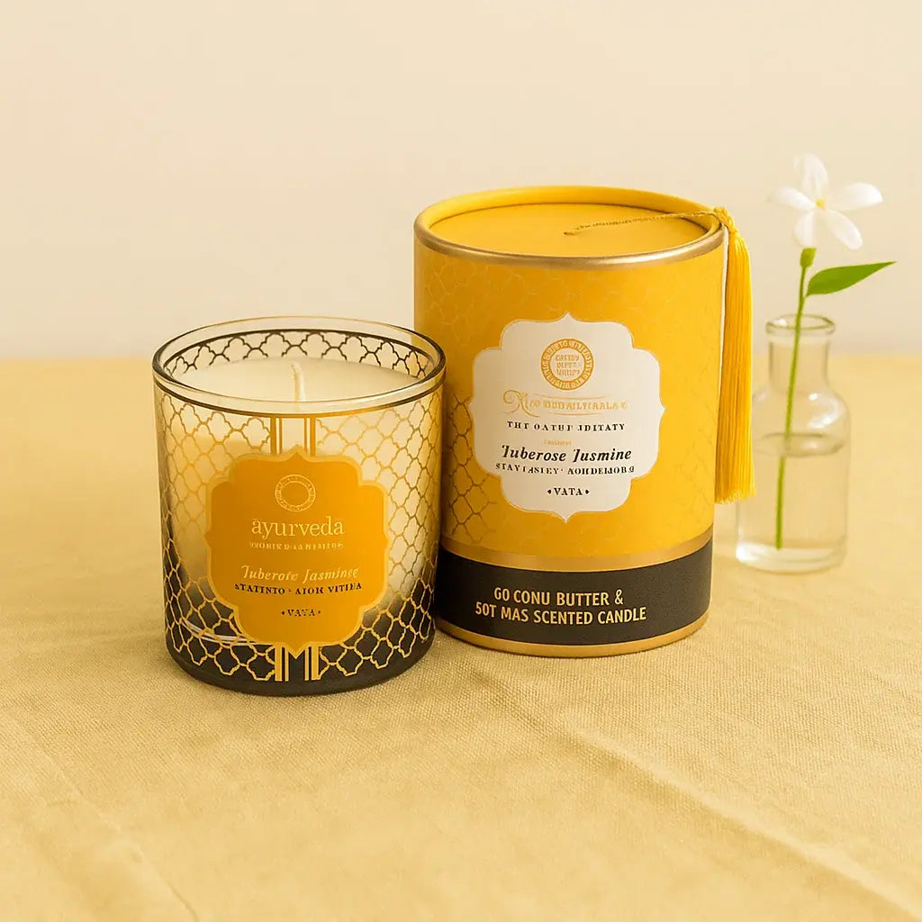 Bougie Ayurvédique Vata Tubereuse Jasmin
