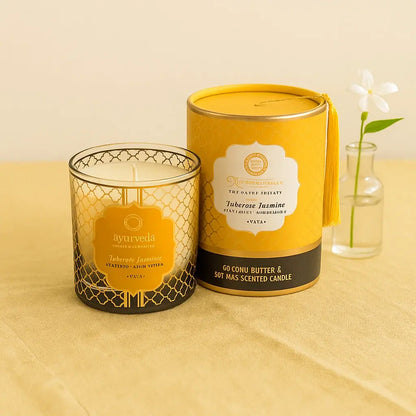 Bougie Ayurvédique Vata Tubereuse Jasmin