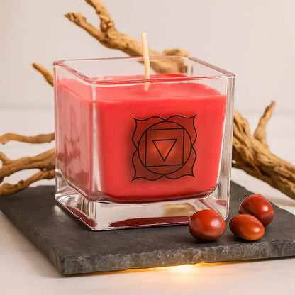 Bougie chakra rouge