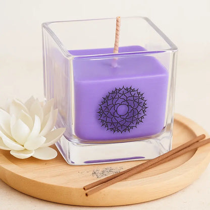 Bougie chakra violette