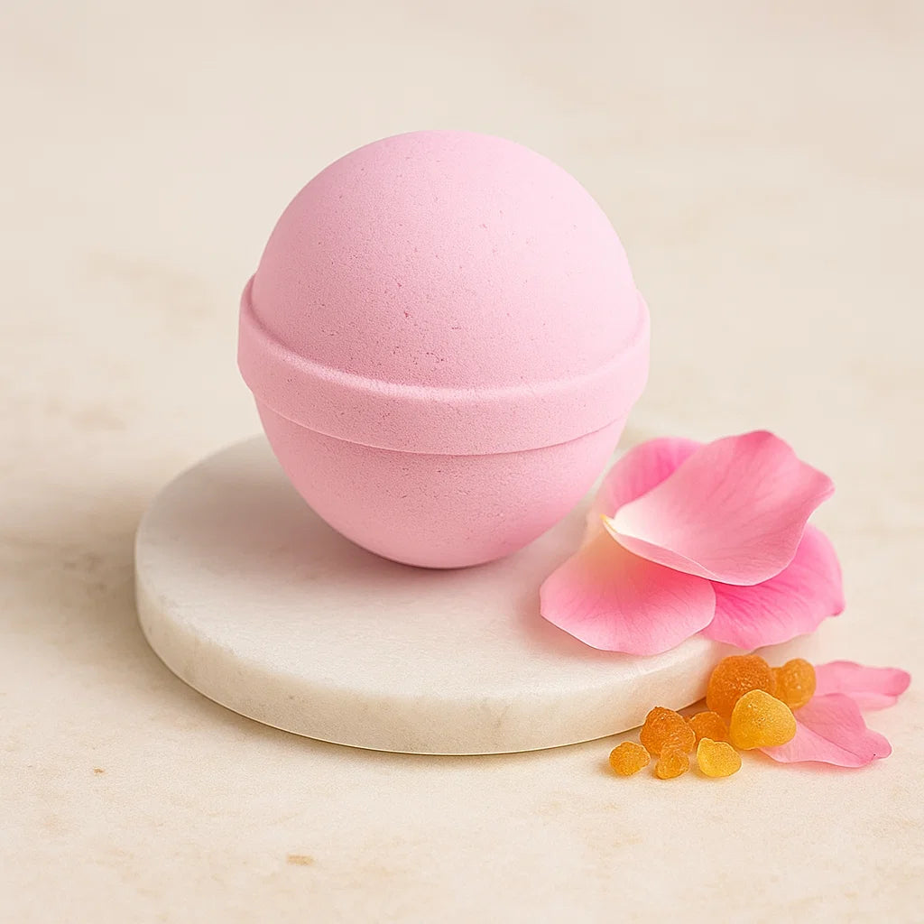 Bombe de bain Aromathérapie | Encens et Rose