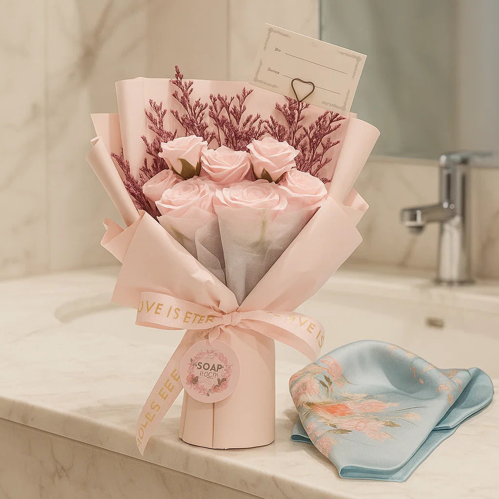 Grand Bouquet de Roses de savon