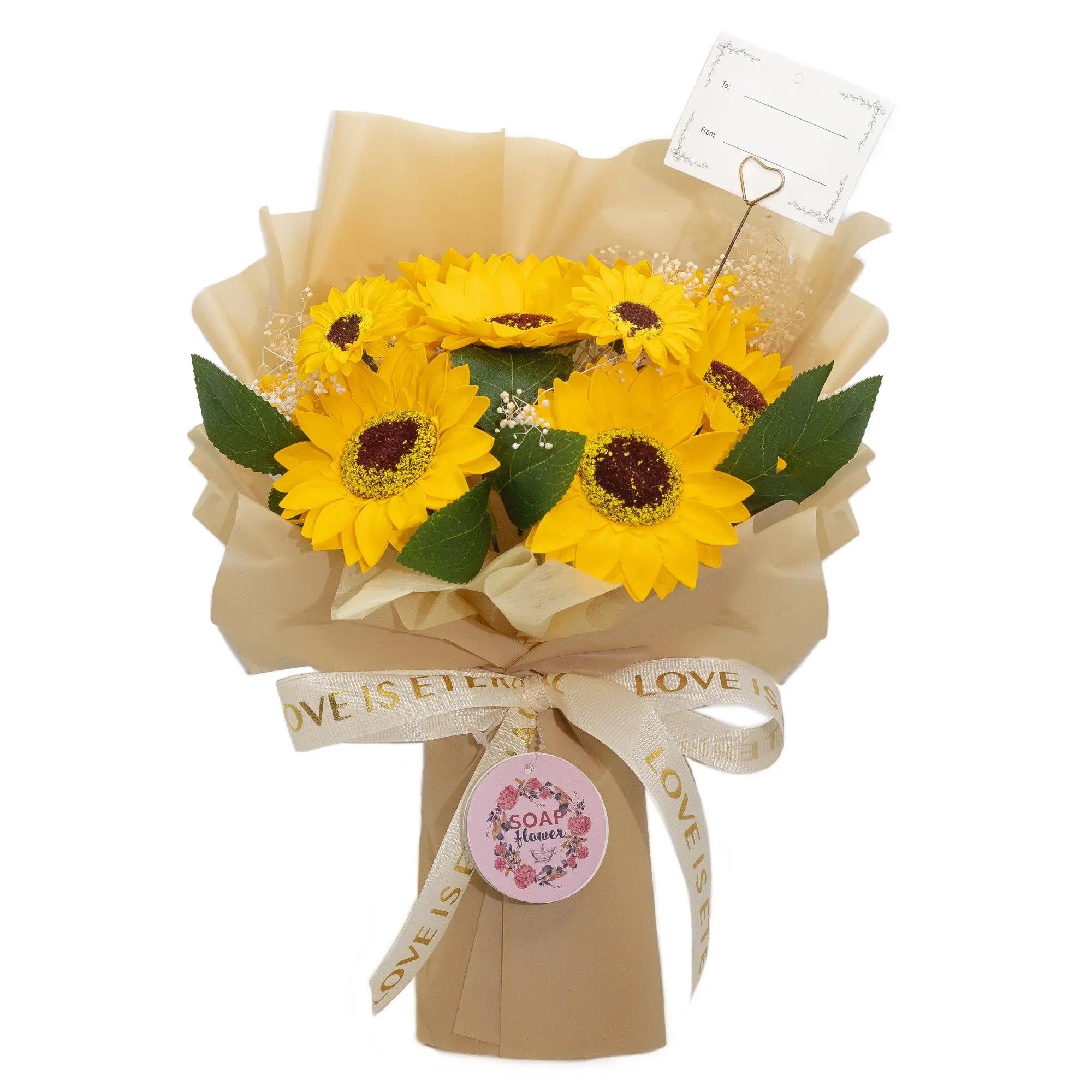 Grand Bouquet de Tournesols de savon cadeau parfait