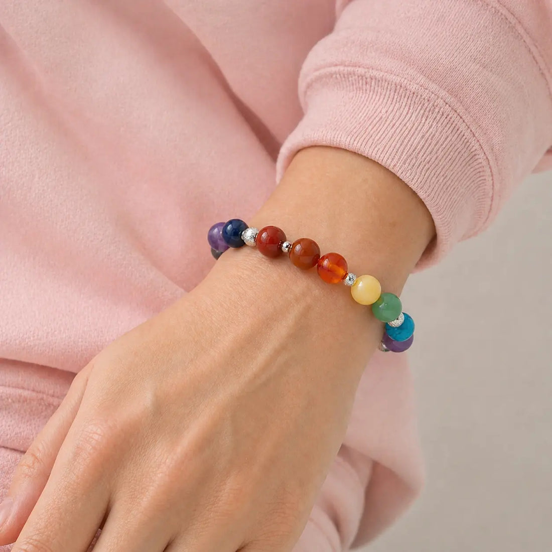 Bracelet 7 chakras | Pierres 7 mm
