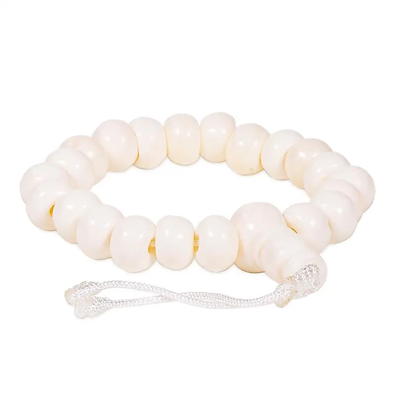 Bracelet en os naturel