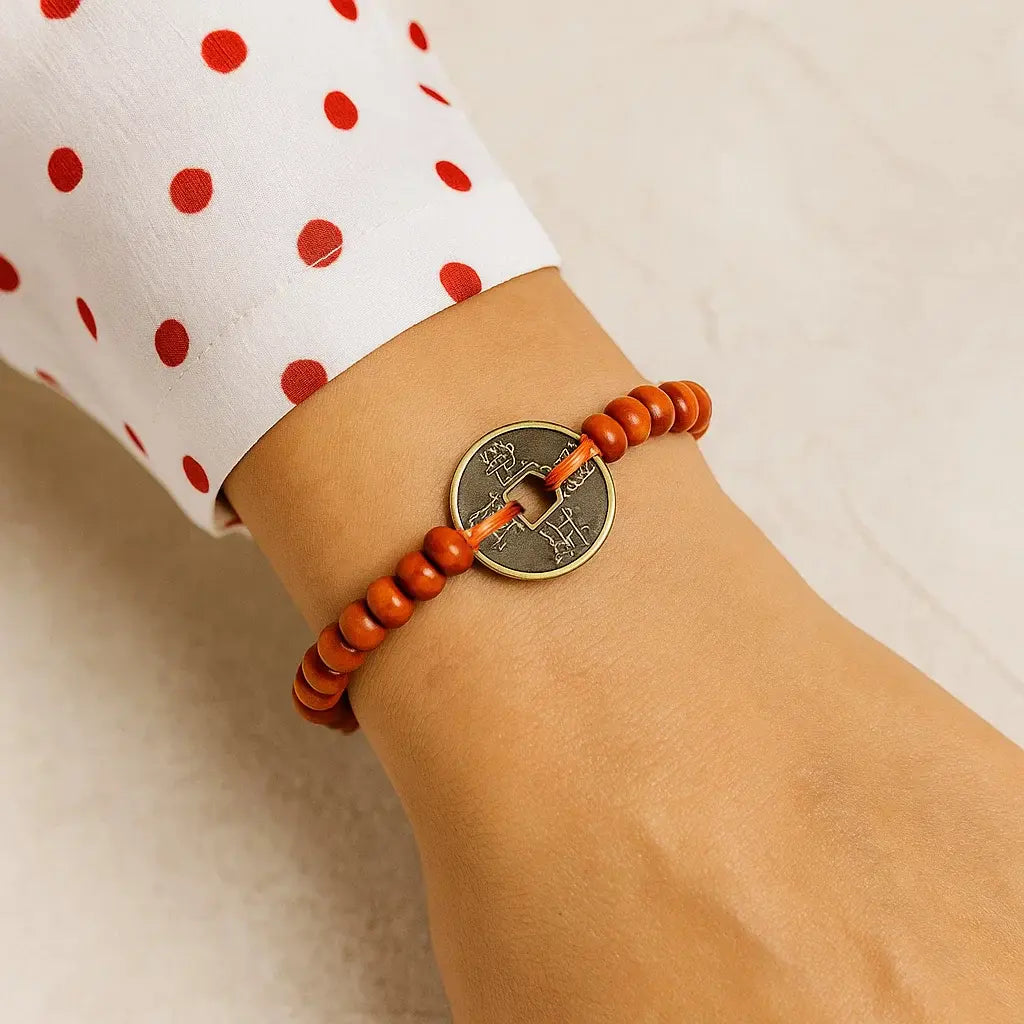 Bracelet Feng Shui - Orange