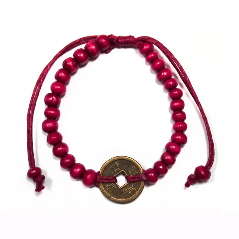 Bracelet Feng Shui - Rouge – vue 2