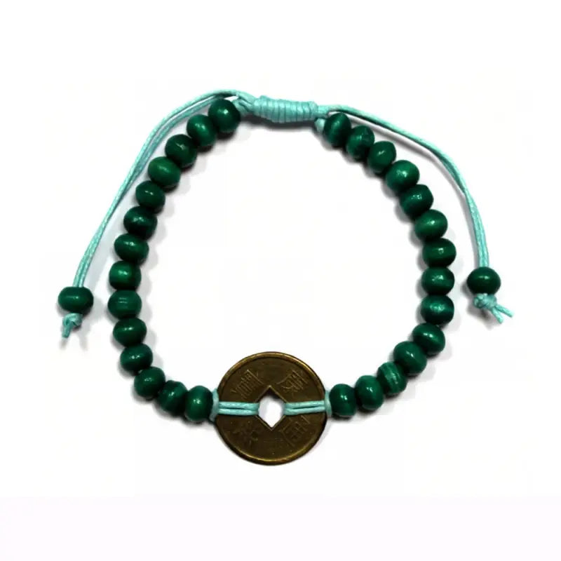 Bracelet Feng Shui - Vert