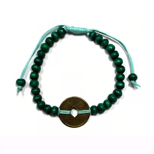Bracelet Feng Shui - Vert – vue 2