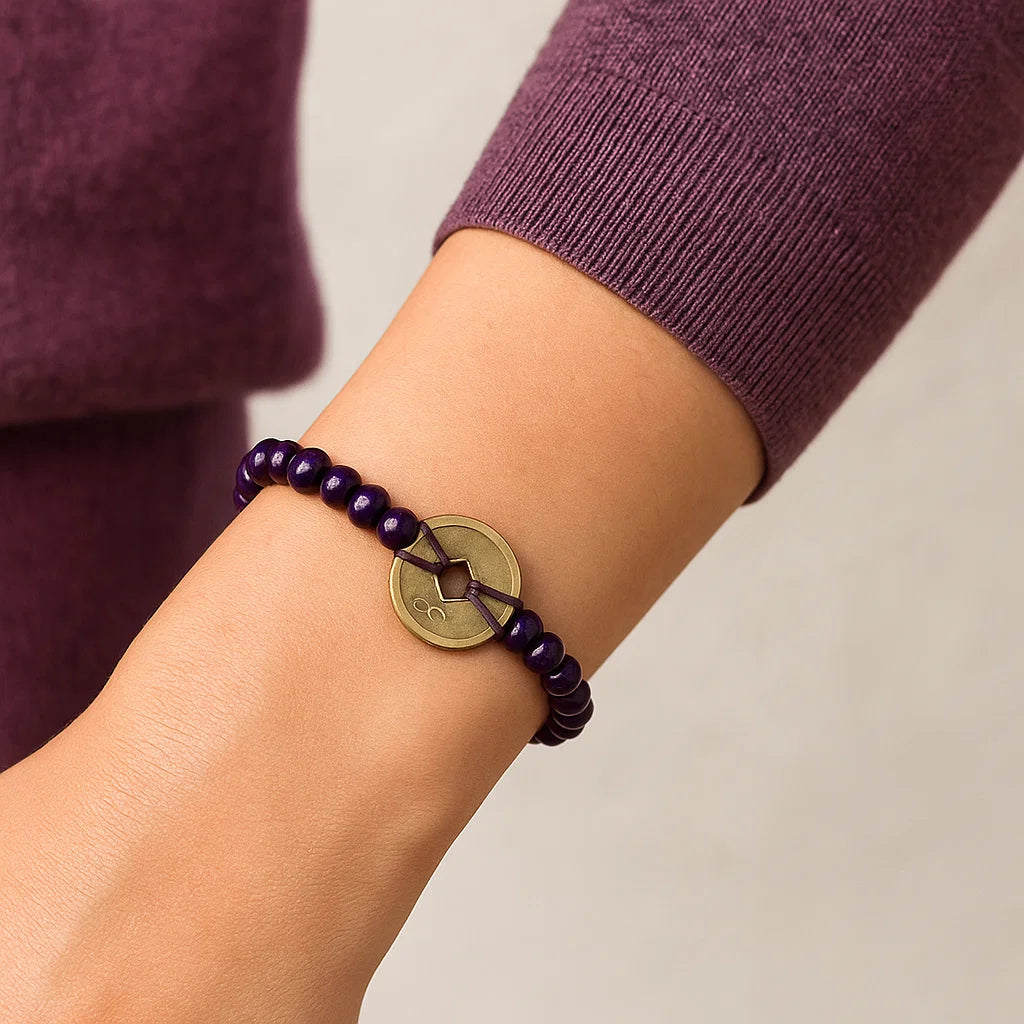 Bracelet Feng Shui - Violet