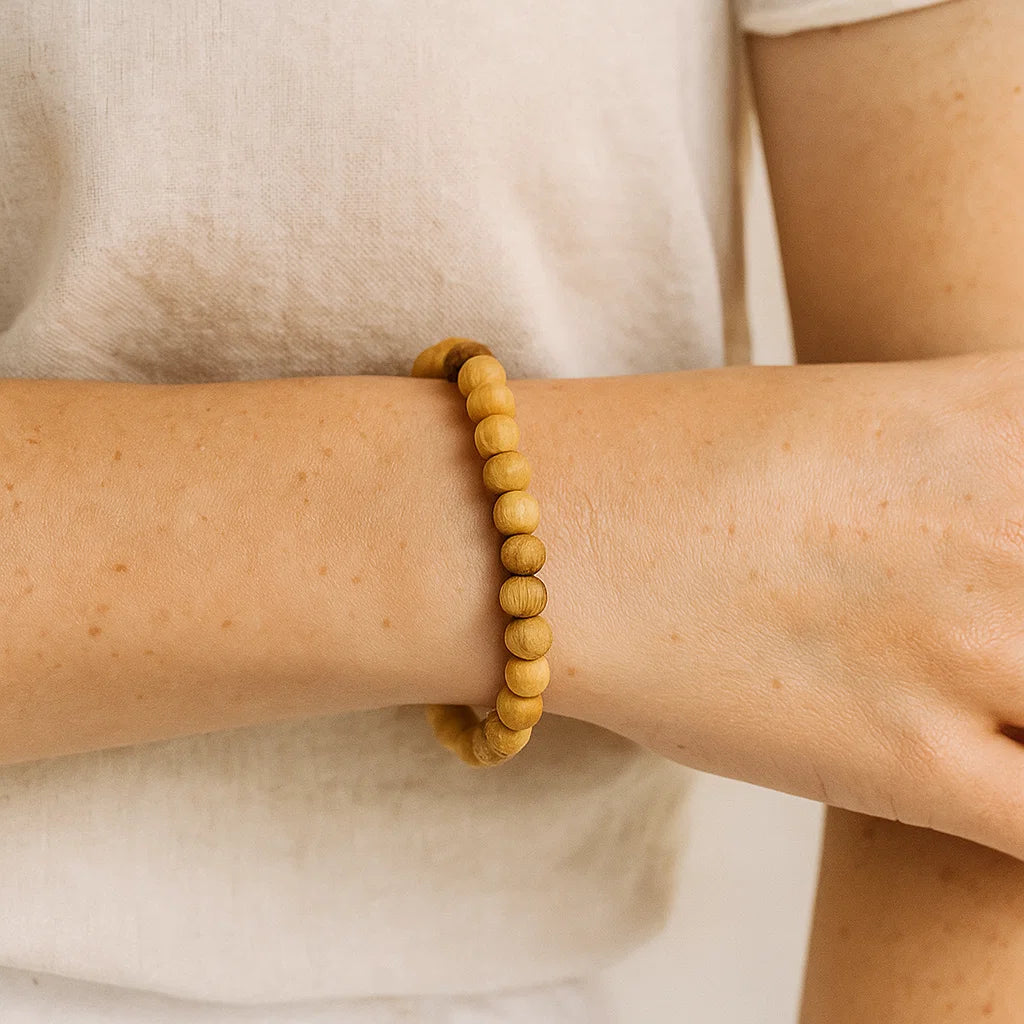 Bracelet Palo Santo perles rondes - 6 mm