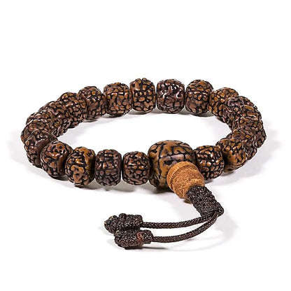 Bracelet Rudraksha | 21 perles détail