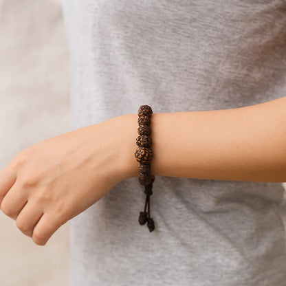 Bracelet Rudraksha | 21 perles