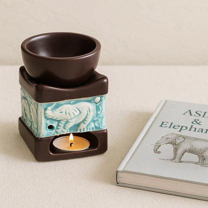 Brûle parfum classique carré Éléphant