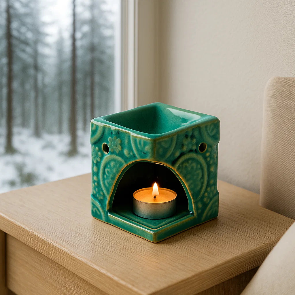 Brûle parfum vert - Fleurs