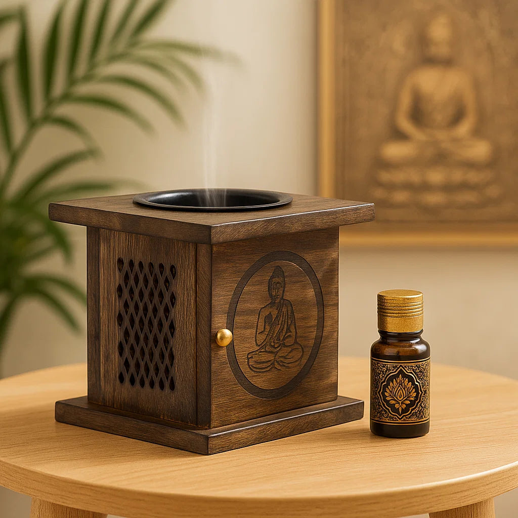 Grand Brûleur Bois de Manguier - Bouddha