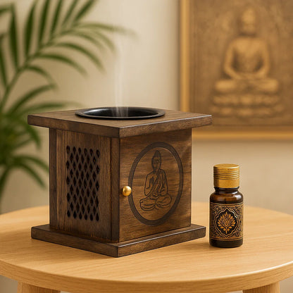 Grand Brûleur Bois de Manguier - Bouddha