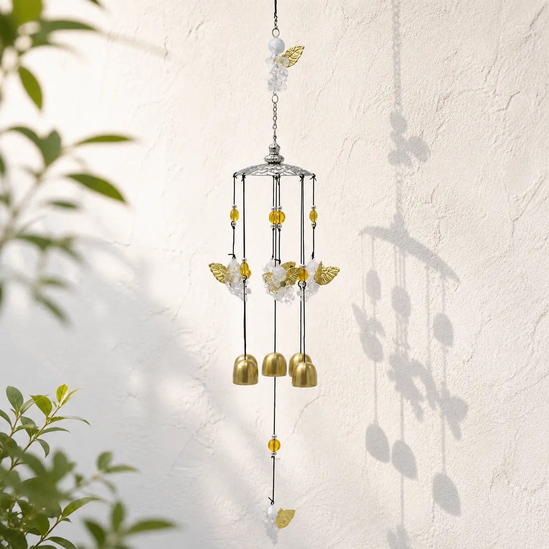 Carillon à vent 5 anges - 65 cm