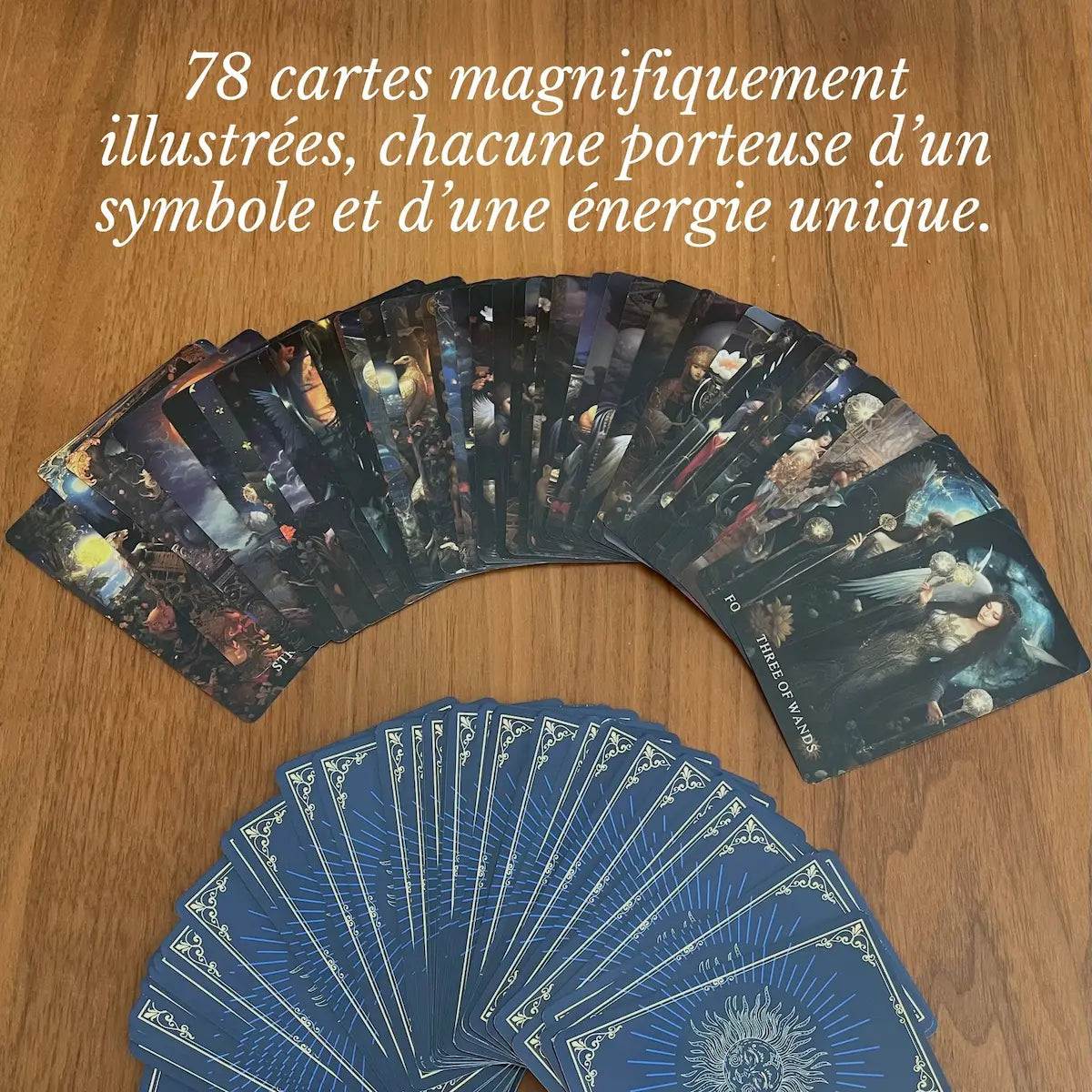 Cartes Tarot de Marseille, 78 cartes illustrées