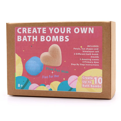 Coffret DIY Bombes de bain - Rose et Bubblegum