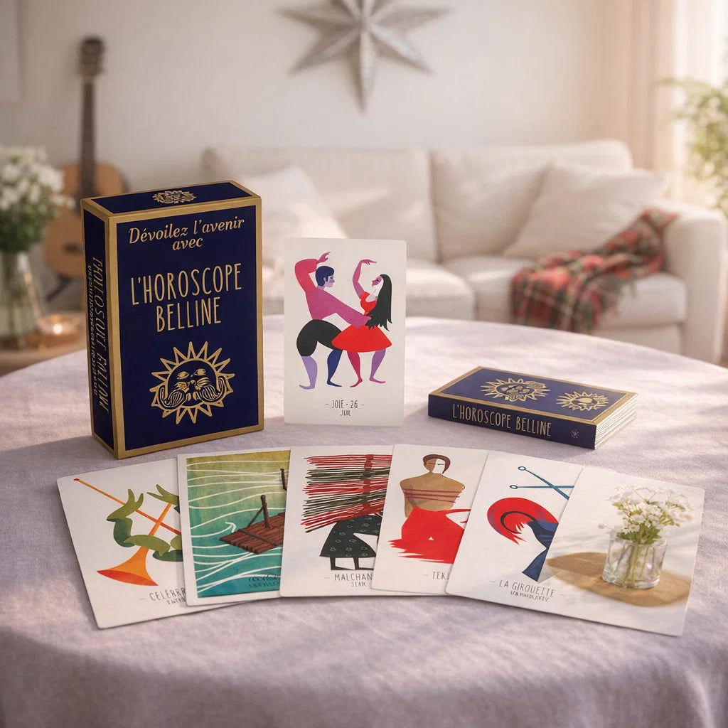 Jeu de tarot divinatoire Horoscope de Belline inclus dans coffret Fête des Mères