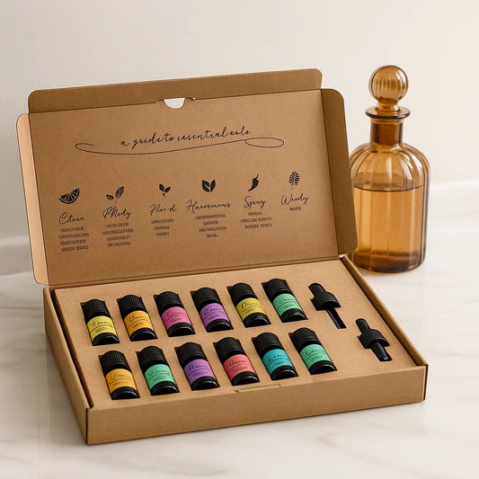 Coffret Aromathérapie - 12 Huiles Essentielles | Eté