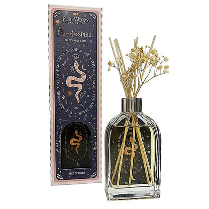 Diffuseur de parfum Poussières de Lune avec packaging – Ambre Baltique &amp; Oudh
