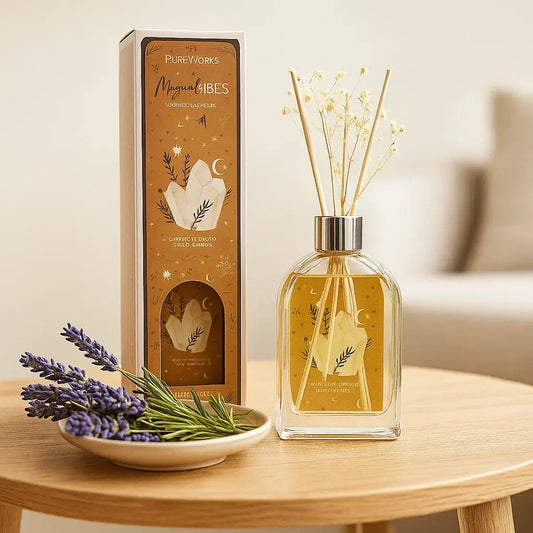 Diffuseur de parfum Vibrations Magiques en situation dans une ambiance zen