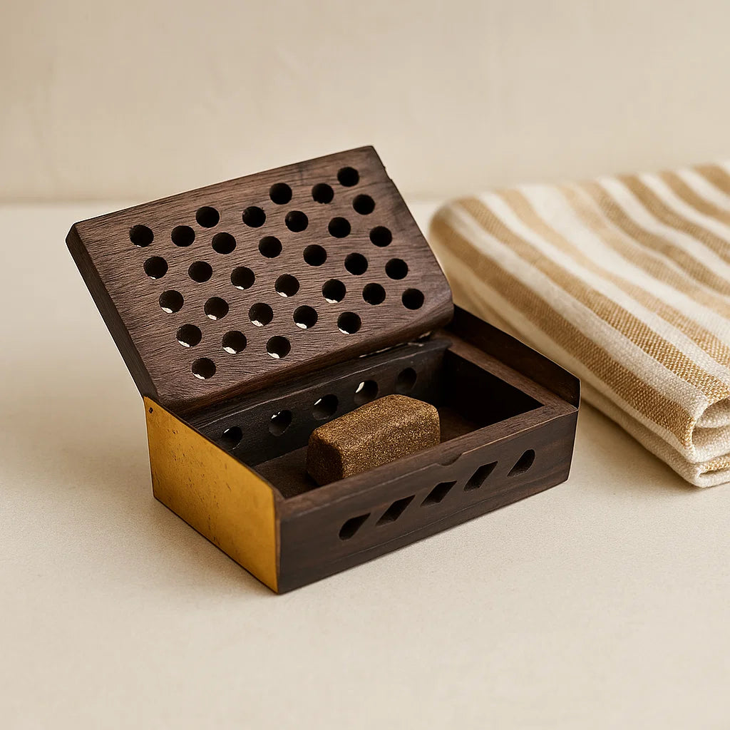 Encens Résine + diffuseur en bois